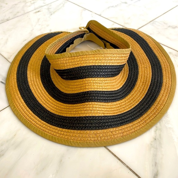 west loop Accessories - West Loop gray and tan sun visor